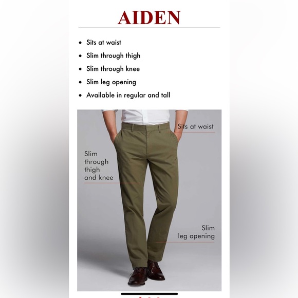 Banana Republic Aiden Slim fit Chino 31 x34 - Picture 5 of 6